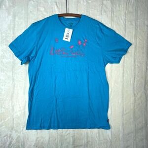 Billabong Day Trip T‑Shirt XL Blue Los Angeles Premium‎ Cotton Surf Skate NWT